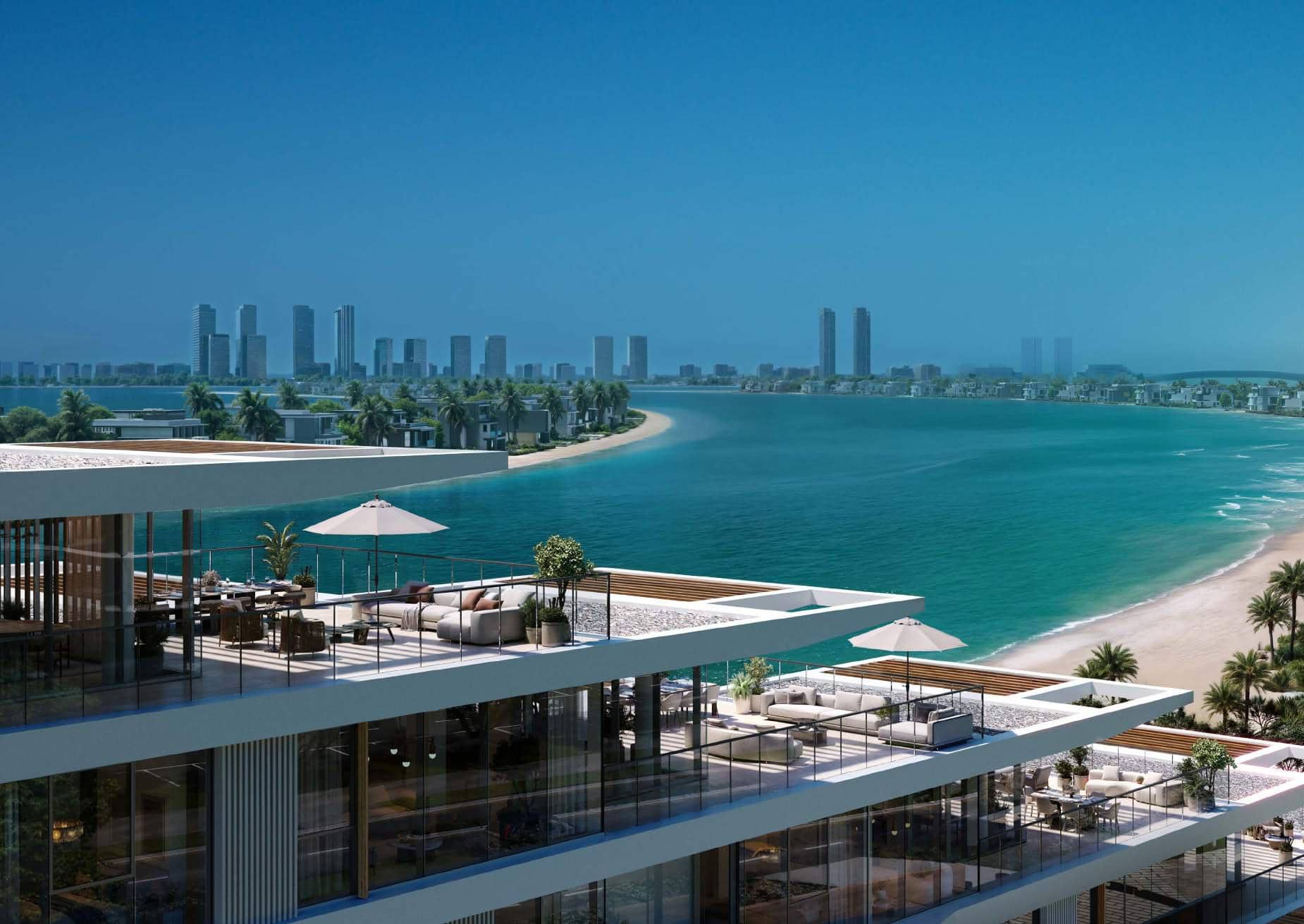 Palm Central beachfront architecture